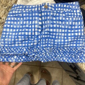 Lily Pulitzer skirt with shorts underneath